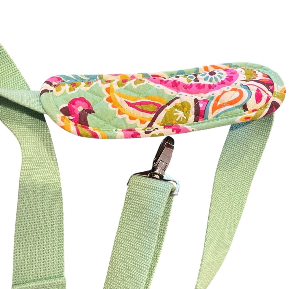 Vera Bradley green pink frutti tutti bag strap - Picture 3 of 3